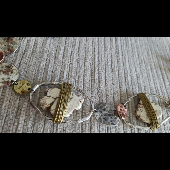 Set Leather Cord with silver color Embellishments - Picture 2 of 3